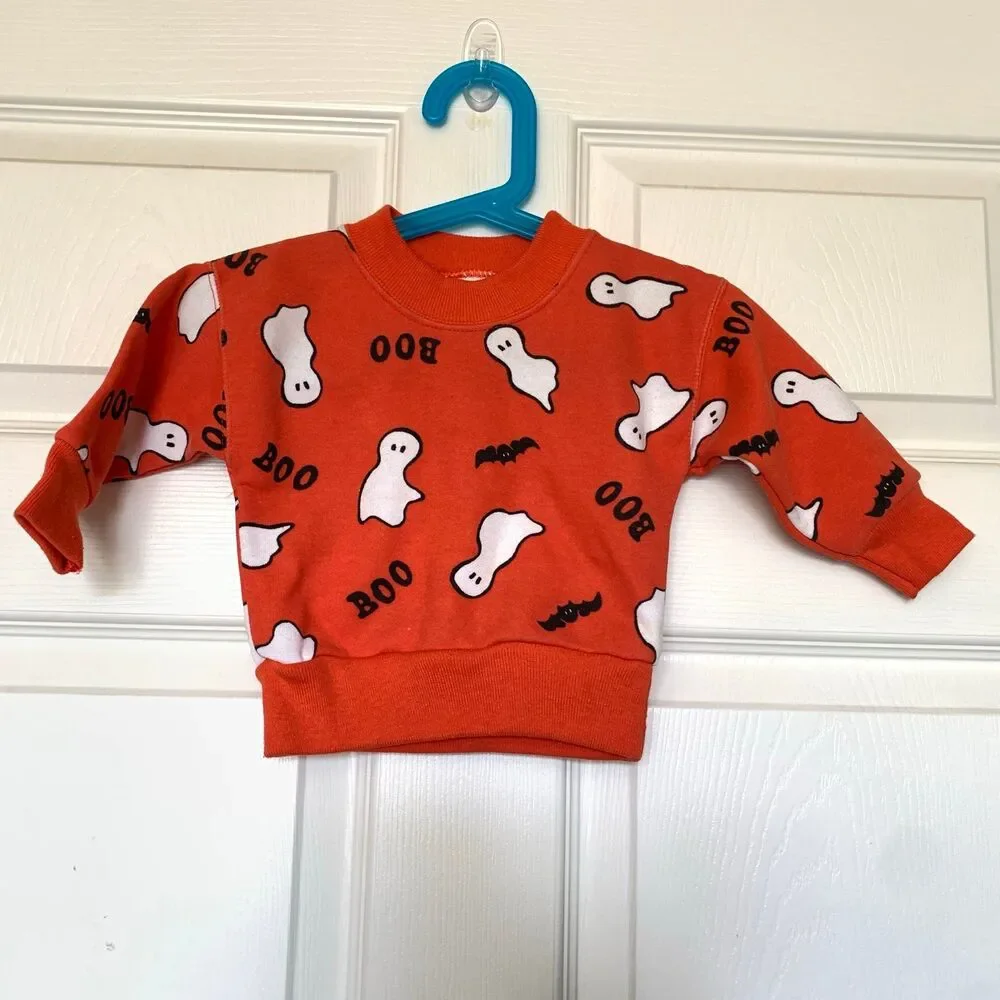 Vintage Pro spirit select sweats set Boo Ghost bats halloween